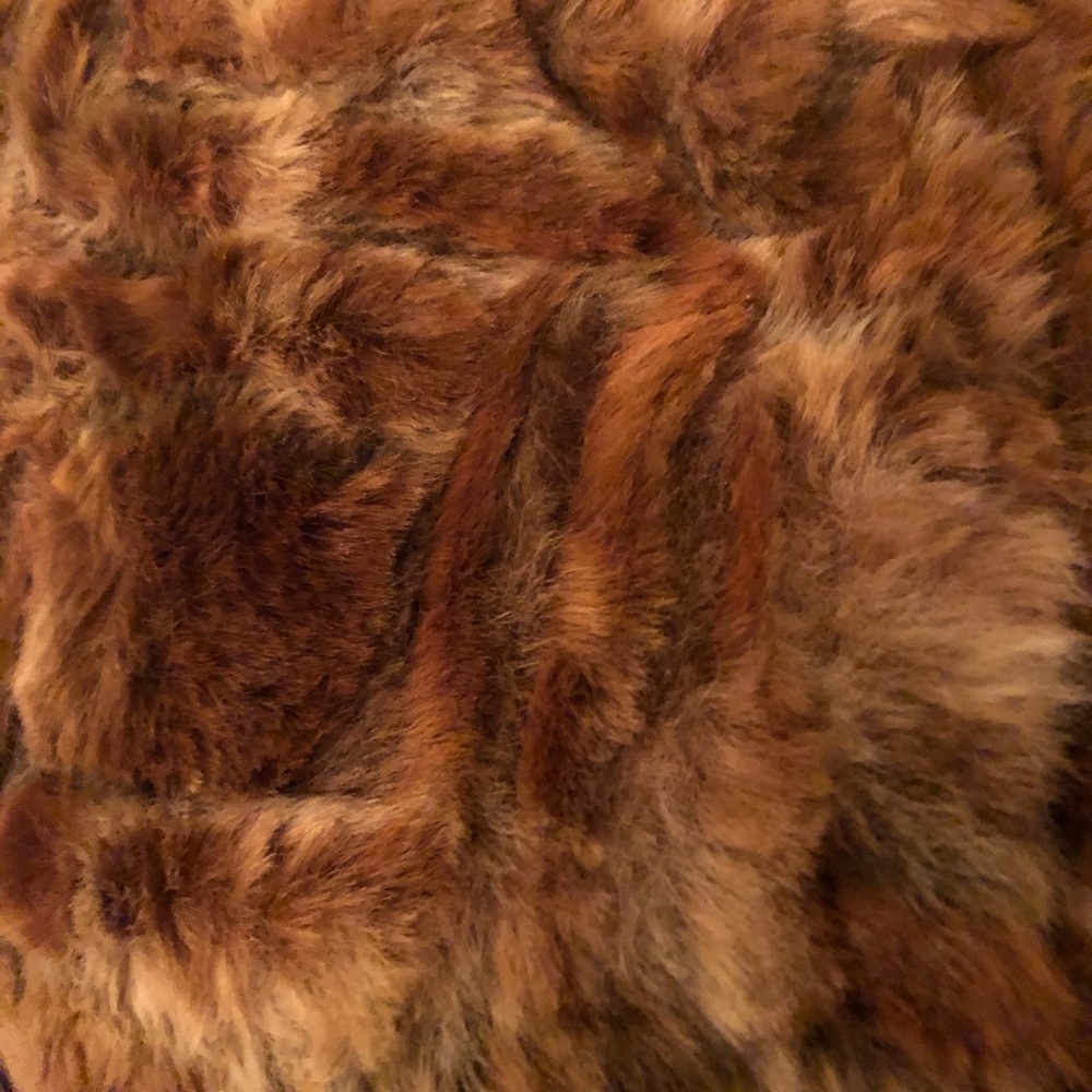 Badgley Mischka Brownish Fur Tote - Picture 4 of 4